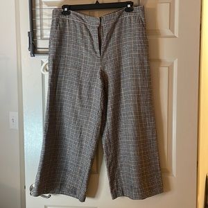 LOFT Wide Leg Crop Pants